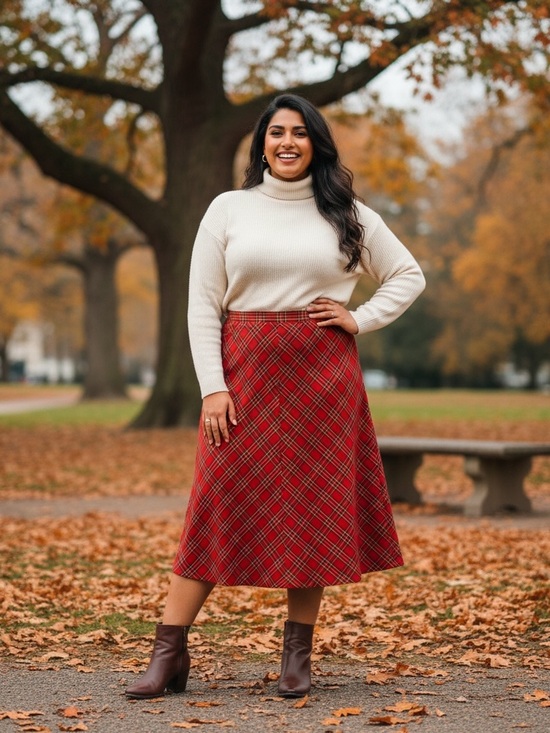 Sag Harbor Dresses & Skirts - Vintage Sag Harbor plaid skirt SZ 18